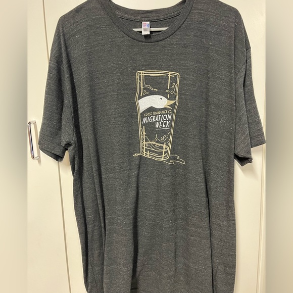 Goose Island, beer, migration, week, gray extra large T-shirt. - Picture 1 of 4